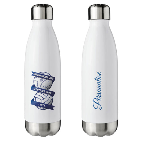 Birmingham City FC Crest Insulated Water Bottle - White