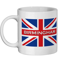 Birmingham Mug UK British City Cup With Union Flag