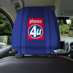 Birmingham Retro 2002 Home - Retro Football Shirt - Pack of 2 - Car Seat Headrest Covers