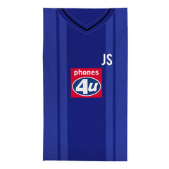 Birmingham Retro - 2002 Home Shirt - Personalised Retro Lightweight, Microfibre Beach Towel - 150cm x 75cm