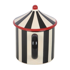 Black Striped Circus Tent Mug