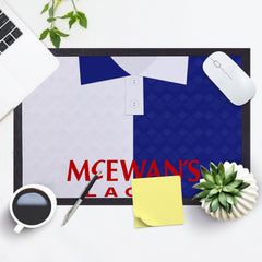 Blackburn 1992 Home Shirt - Personalised Retro Door Mat - 60cm x 40cm
