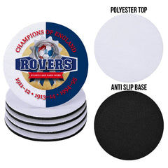Blackburn Champions - Football Coaster - Square Or Circle