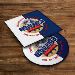 Blackburn Champions - Football Coaster - Square Or Circle
