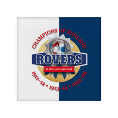 Blackburn Champions - Football Coaster - Square Or Circle