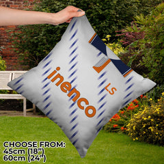 Blackpool - 1991 Away Shirt - 45cm or 61cm Retro Showerproof Outdoor Cushion