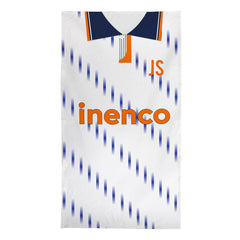 Blackpool - 1991 Away Shirt - Personalised Lightweight, Microfibre Retro Beach Towel - 150cm x 75cm