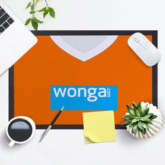 Blackpool 2010 Home Shirt - Personalised Retro Door Mat - 60cm x 40cm