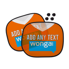 Blackpool 2010 Home Shirt - Personalised Retro Football Car Sun Shade - Set of 2