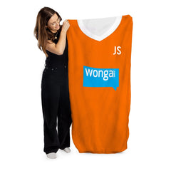 Blackpool - 2010 Home Shirt - Personalised Retro Lightweight, Microfibre Beach Towel - 150cm x 75cm