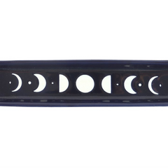 Blue Moon Phase Ceramic Incense Ash Catcher