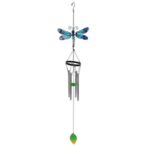 Blue Spotted Dragonfly Windchime