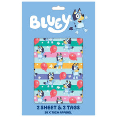 Bluey Balloon Gift Wrap