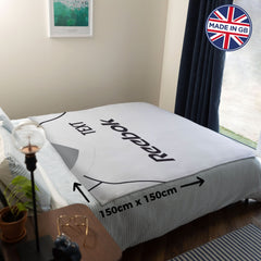Bolton 2004 Home Shirt - Personalised Retro Fleece Blanket 150cm X 150cm