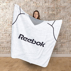 Bolton 2004 Home Shirt - Personalised Retro Fleece Blanket 150cm X 150cm