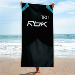 Bolton 2007 Away Shirt - Personalised Lightweight, Microfibre Retro Beach Towel - 150cm x 75cm