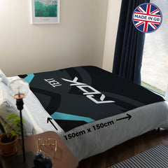 Bolton 2007 Away Shirt - Personalised Retro Fleece Blanket 150cm X 150cm