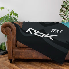 Bolton 2007 Away Shirt - Personalised Retro Fleece Blanket 150cm X 150cm
