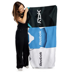Bolton Three Shirt Design - Personalised Lightweight, Microfibre Retro Beach Towel - 150cm x 75cm