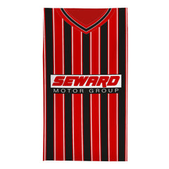 Bournemouth 2001 Home Shirt - Personalised Lightweight, Microfibre Retro Beach Towel - 150cm x 75cm