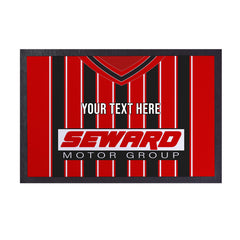 Bournemouth - 2001 Home Shirt - Personalised Retro Door Mat - 60cm x 40cm