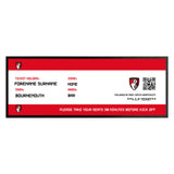 Bournemouth Bar Runner (Personalised Fans Ticket Design)