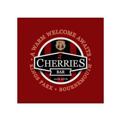 Bournemouth Cherries Bar - Football Coaster - Square Or Circle