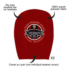 Bournemouth Cherries Bar - Football Legends - Headrest Cover