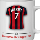 Bournemouth Mug Personalised Custom Made Football Supporters Cup