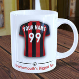 Bournemouth Mug Personalised Custom Made Football Supporters Cup