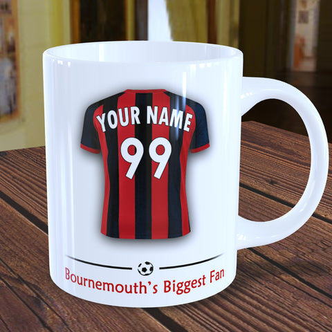 Bournemouth Mug Personalised Custom Made Football Supporters Cup