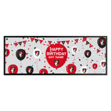 Bournemouth Personalised Birthday Bar Runner (Balloons Design)