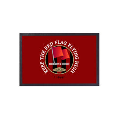 Bournemouth Red Flag  - Football Legends - Door Mat -60cm X 40cm