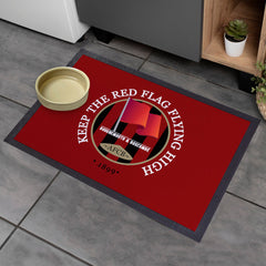 Bournemouth Red Flag  - Football Legends - Door Mat -60cm X 40cm