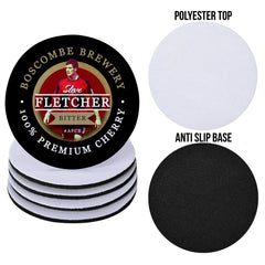 Bournemouth Steve Fletcher - Football Coaster - Square Or Circle