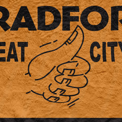 Bradford - 1988 Home Shirt - Personalised Retro Fleece Blanket 150cm X 150cm
