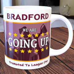 Bradford Promoted To League One Mug 2025 Souvenir Cup