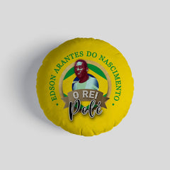 Brazil Pele  - Legend Collection - Circle Cushion 14inch