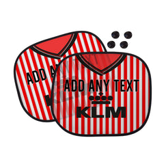 Brentford 1989 Away Shirt - Personalised Retro Football Car Sun Shade - Set of 2