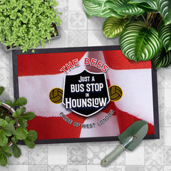 Brentford  Bus Stop - Football Legends - Door Mat -60cm X 40cm