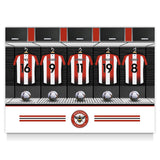 Brentford FC Personalised Poster - Dressing Room