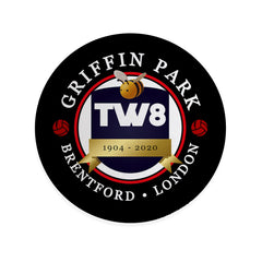 Brentford  Griffin Park - Football Coaster - Square Or Circle