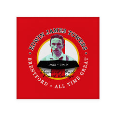 Brentford  Jim Towers - Football Coaster - Square Or Circle