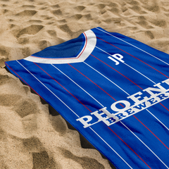 Brighton - 1983 - Home Shirt - Personalised Retro Lightweight, Microfibre Beach Towel - 150cm x 75cm