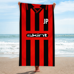 Brighton - 1999 - Away Shirt - Personalised Retro Lightweight, Microfibre Beach Towel - 150cm x 75cm