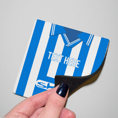 Brighton 1999 Home Shirt - Personalised Drink Coaster - Square Or Circle