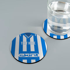 Brighton 1999 Home Shirt - Personalised Drink Coaster - Square Or Circle