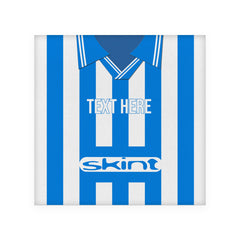 Brighton 1999 Home Shirt - Personalised Drink Coaster - Square Or Circle