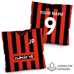 Brighton & Hove - 1999 Away Shirt - 45cm or 61cm Retro Showerproof Outdoor Cushion