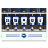 Brighton & Hove Albion Personalised Poster - Dressing Room
